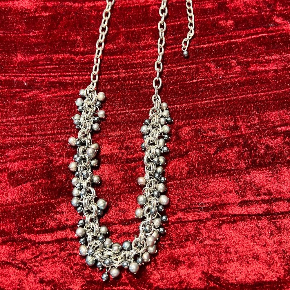 Sea Pearl Necklace & Earrings